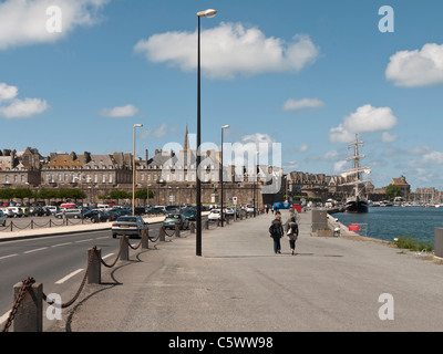 Saint-Malo-Bretagne-Frankreich Stockfoto