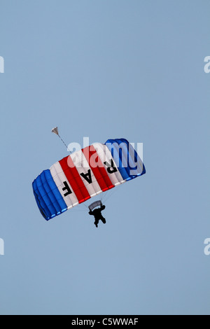Falken Fallschirm DISPLAY TEAM RAF 3. Juli 2011 Stockfoto