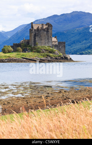 Eilean Donan Castle in den schottischen Highlands Stockfoto