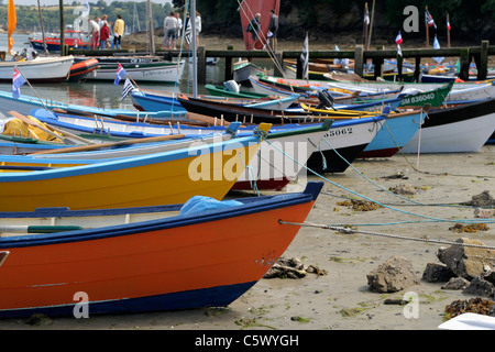 Maritimen Events: "Doris: de Cale de Cale". Cale "La Richardais" (Ille et Vilaine, Bretagne, Frankreich). Stockfoto