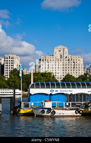 Festival Pier Themse, London Stockfoto