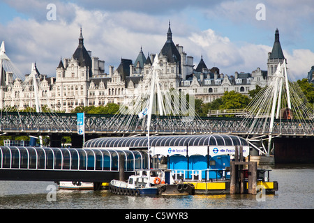 Festival Pier Themse, London Stockfoto