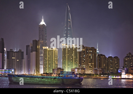 China Shanghai den Jinmao Tower, dem World financial center Stockfoto