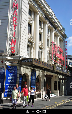 Agatha Christies "die Mausefalle" spielen, St.Martin Theater, West Street, Cambridge Circus, London, England, Vereinigtes Königreich Stockfoto