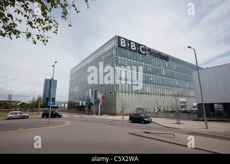 BBC Schottland an den Ufern des Flusses Clyde, Glasgow. Foto: Jeff Gilbert Stockfoto