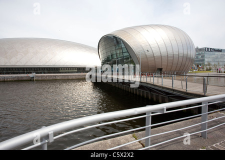Besucherattraktion Glasgow Science Centre befindet sich am Südufer des Flusses Clyde in Glasgow, Scotland.Photo:Jeff Gilbert Stockfoto