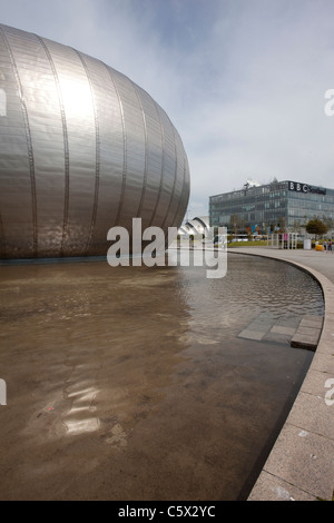 Besucherattraktion Glasgow Science Centre befindet sich am Südufer des Flusses Clyde in Glasgow, Scotland.Photo:Jeff Gilbert Stockfoto