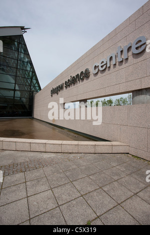 Besucherattraktion Glasgow Science Centre befindet sich am Südufer des Flusses Clyde in Glasgow, Scotland.Photo:Jeff Gilbert Stockfoto