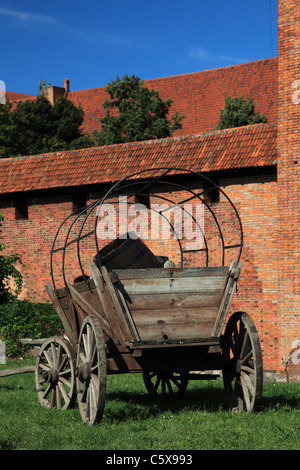 Warenkorb am Marienberg Marienburg des Deutschen Ritterordens, Malbork, Polen Stockfoto