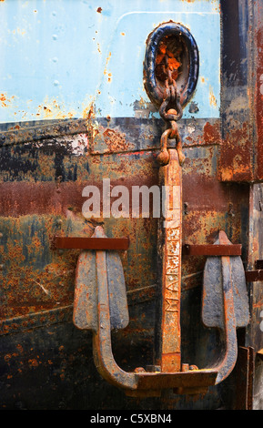 Deutschland, Rusted Anker, Nahaufnahme Stockfoto