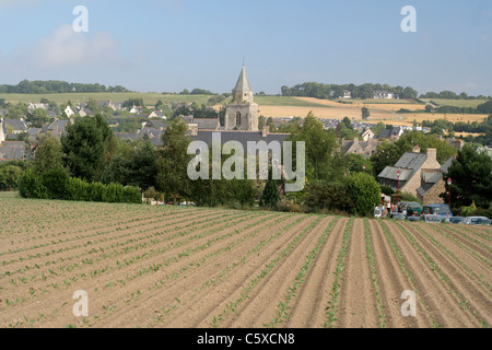 Dorf St. Sulia (Ille et Vilaine, Bretagne, Frankreich). Stockfoto