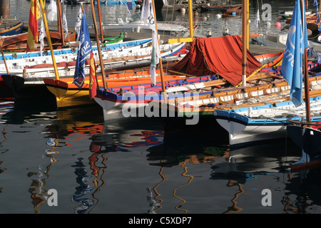 Konzerte (Bantry Bay Gig), Rosmeur Hafen, Douarnenez (Finistère, Bretagne, Frankreich). Stockfoto