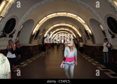 Ploshchad Vosstaniya Station, St Petersburg Metro Station, Russland Stockfoto