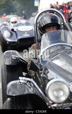 Cholmondeley Castle Pageant of Power. Das 1956 HWM Stovebolt Special auf dem Cholmondeley Pageant of Power. Stockfoto