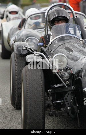 Cholmondeley Castle Pageant of Power. Das 1956 HWM Stovebolt Special auf dem Cholmondeley Pageant of Power. Stockfoto