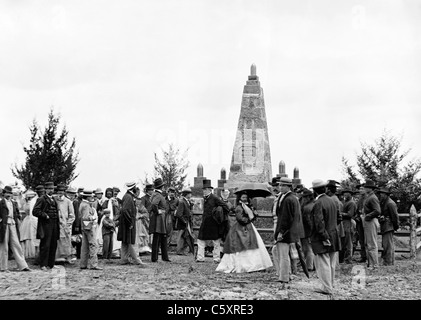 Am Bull Run, Virginia Engagement der Schlacht-Denkmal; Juni 1865 Stockfoto