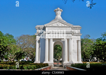 Aayi Mandapam Denkmal Bharathi Park French Quarter Pondicherry Tamil Nadu in Südindien Stockfoto