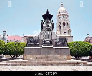 Simon Bolivar-Denkmal in Panama-Stadt Stockfoto