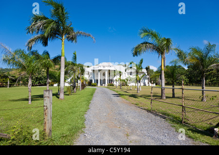 Haus des Gouverneurs auf der Insel Roatan, Honduras Stockfoto