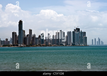 Panama-Stadt-Blick auf die Innenstadt von Hochhäusern Stockfoto