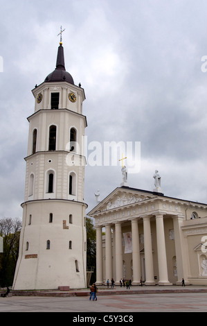 Kathedrale von Vilnius, Vilnius, Litauen Stockfoto