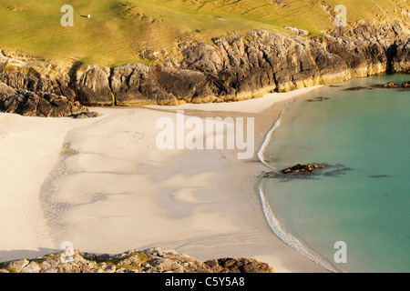 Strand von Achmelvich, Assynt, Sutherland, Highland, Schottland, Vereinigtes Königreich Stockfoto