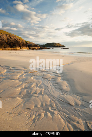 Der Strand von Achmelvich, Assynt, Sutherland, Highland, Schottland, Vereinigtes Königreich. Stockfoto