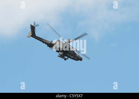 Augusta Westland Apache (Boeing) AH1 Kampfhubschrauber, die ZJ232 von der British Army Air Corps am 2011 Air Tattoo zeigt Stockfoto