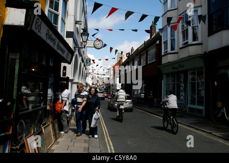 Stadt von Hastings East Sussex Südküste von England Großbritannien 2011 Stockfoto