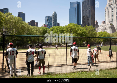 Heckscher Ballfields, Central Park, NYC Stockfoto