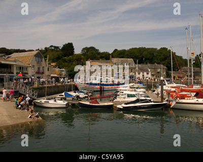 Padstow Hafen Cornwall England UK Stockfoto