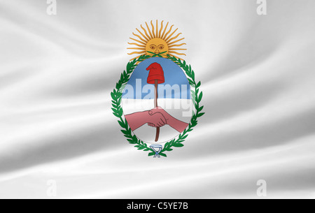 Hohe Auflösung Flagge der argentinischen Provinz Jujuy Stockfoto