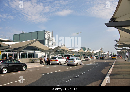 Ebene, Terminal 5 Heathrow Abflughafen. London Borough of Hounslow, Greater London, England, United Kingdom Stockfoto