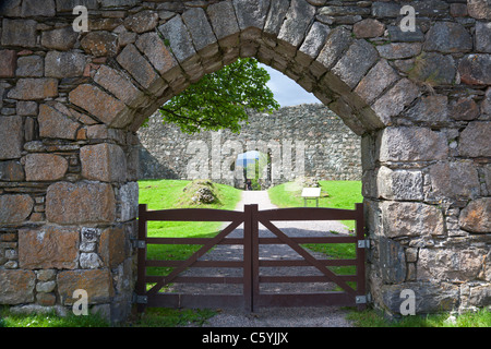 Ruinen von Inverlochy Castle, Fort William, Highland Stockfoto