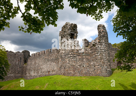 Ruinen von Inverlochy Castle, Fort William, Highland Stockfoto