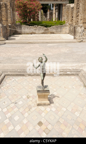 Haus des Faun, Pompeji. Das größte Haus in Pompeji, gebaut im 2. Jahrhundert v. Chr. Stockfoto