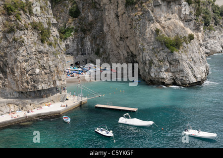 Marina di Praia, Praiano, Amalfi-Küste Stockfoto