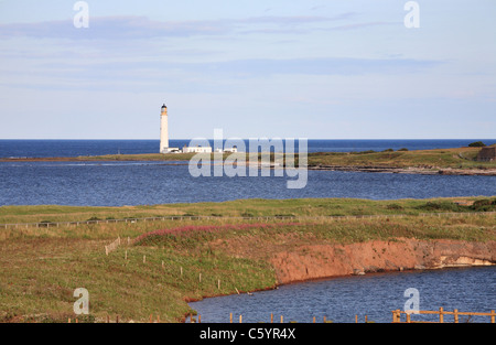 Scheunen-Ness-Leuchtturm, nr Dunbar, East Lothian Stockfoto