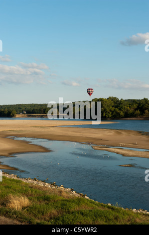 Loire-Tal, Saint-Clément-des-Levées Stockfoto