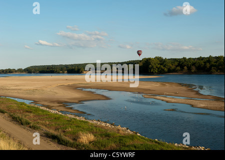 Loire-Tal, Saint-Clément-des-Levées Stockfoto