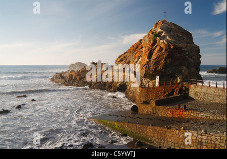 Roque de Las Bodegas in der Nähe von Taganana im Anaga-Region von Teneriffa, Kanarische Inseln, Spanien Stockfoto