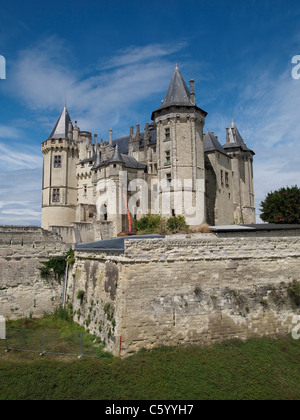 Das Schloss Chateau de Saumur, Loire-Tal, Frankreich Stockfoto