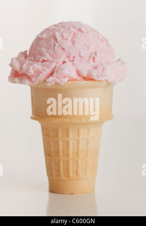 Erdbeereis Stockfoto