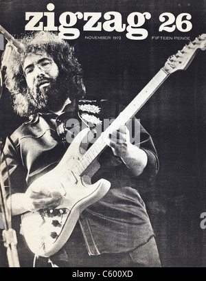 Abdeckung der 70er Jahre Rock-Musik Magazin Zick-Zack-keine 26. November 1972 mit Jerry Garcia von The Grateful Dead Stockfoto