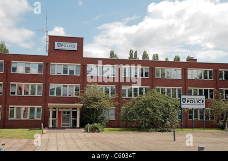 Außenansicht der Thames Valley Police Station in Maidenhead, Berkshire, England. Stockfoto