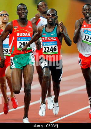 WILFRED BUNGEI Kenia Olympiastadion Peking CHINA 23. August 2008 Stockfoto