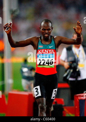 WILFRED BUNGEI Kenia Olympiastadion Peking CHINA 23. August 2008 Stockfoto