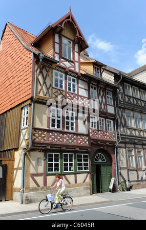 In der alten Schmiede "Krellsche Schmiede" Wernigerode in den Landkreis Harz Sachsen-Anhalt Deutschland Deutschland Deutschland gebaut Stockfoto