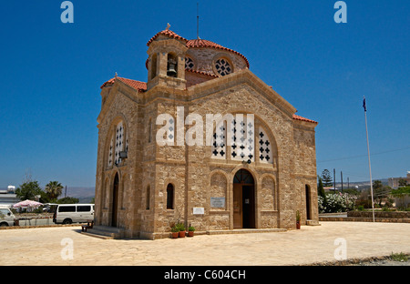 Die malerische Kirche von St. George in Agios Georgios in Südzypern Stockfoto