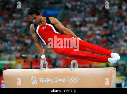 RAJ BHAVSAR USA Olympiastadion Peking CHINA 12. August 2008 Stockfoto